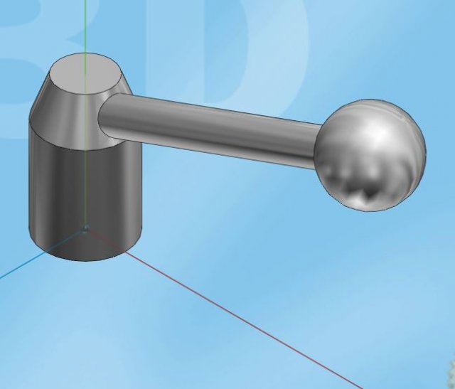 high machine knob 3D 模型 .c4d .max .obj .3ds .fbx .stl .blend 