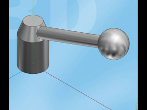 high machine knob Modèle 3D