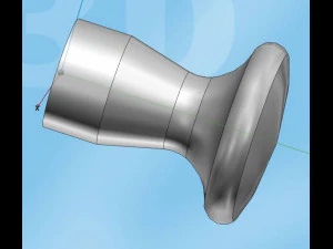 bot&atilde;o de bot&atilde;o Modelo 3D