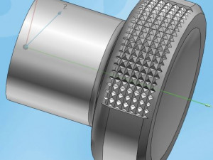 simple button knob 3D Модель