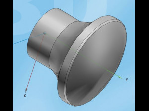 short simple knob 3D Модель