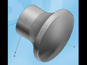 short simple knob 3D Model