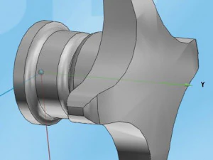 quadruple knob 3D Model