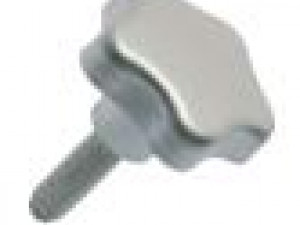 star threaded needle knob Modelo 3D