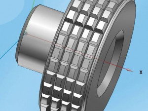 rough wheel 3D Model
