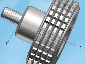 rough screw disc 3D Model