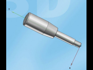 cylindrical handle 3D मॉडल