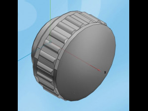 disc knob Modèle 3D