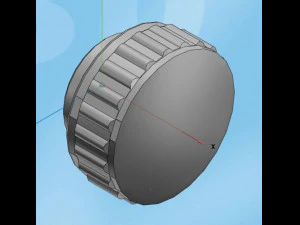 disc knob 3D Model