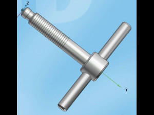 simple spindle 3D 모델