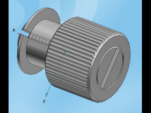 pop screw Modello 3D