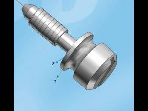 finger screw 3D Model