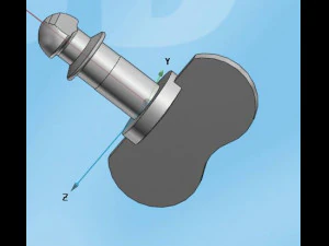 Vlinder sleutel 3D Model