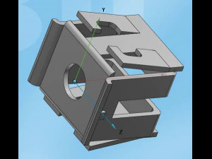 base a vite Modello 3D