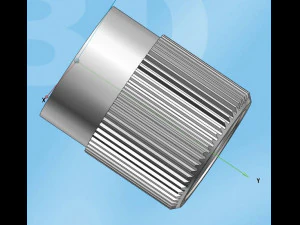 bot&atilde;o de escala Modelo 3D