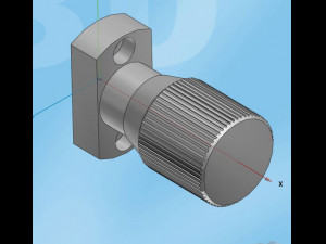 shut off knob Model 3D
