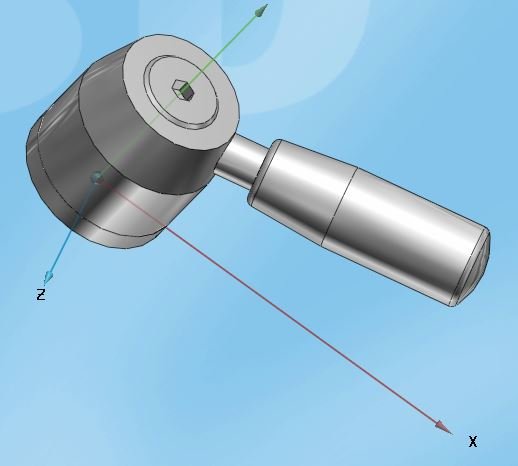 One hand knob Modelo 3D .c4d .max .obj .3ds .fbx .stl .blend 