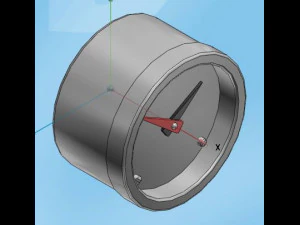 pressure gauge 3D Model