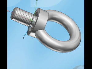 screw anchor 3D 模型