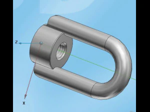 ancre soud&eacute;e Modèle 3D