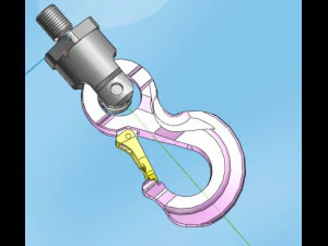 screw panel hook 3D Model