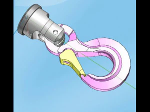 crochet &agrave; &eacute;crou Modèle 3D