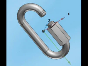 anneau de corde filet&eacute;e Modèle 3D