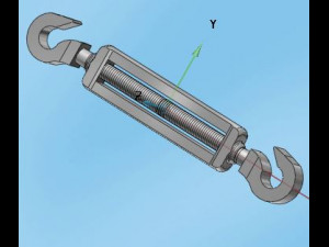 rope tightening hook Modèle 3D
