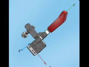 clamping handle 1 3D Model
