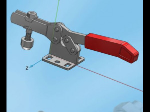 clamping handle 2 3D Model
