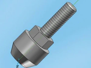 screw foot 3D Model