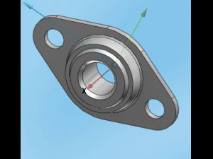 shaft plain bearing Model 3D
