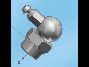 side grease nipple 3D मॉडल