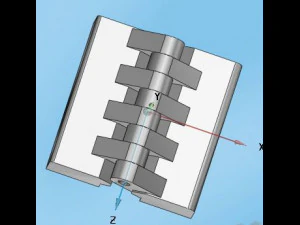 charni&egrave;re 7 Modèle 3D