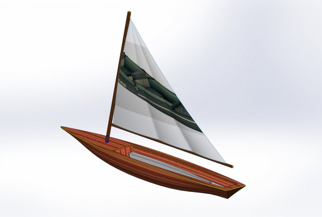 sail boat Modello 3D .c4d .max .obj .3ds .fbx .stl .blend 