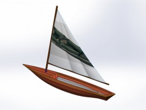 sail boat 3D Модель