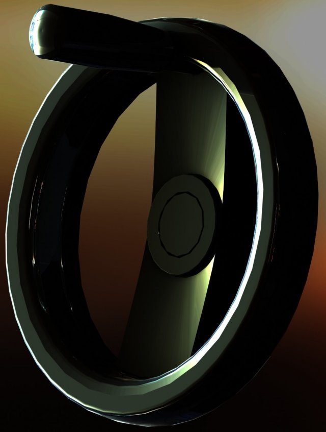 hand wheel 3D 打印模型 .c4d .max .obj .3ds .fbx .stl .blend 