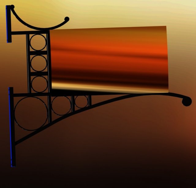 wall bracket Modello di stampa 3D .c4d .max .obj .3ds .fbx .stl .blend 