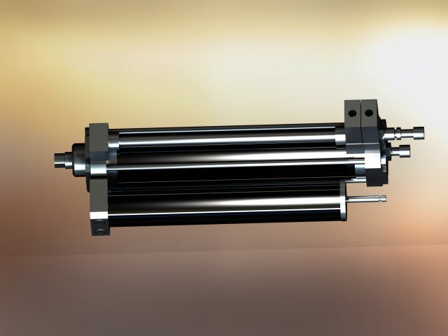 hydraulic control unit 3D 모델 .c4d .max .obj .3ds .fbx .stl .blend 