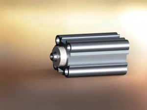 cilindro curto pneumático Modelo de Impressão 3D