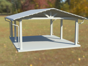 carport 3Dモデル