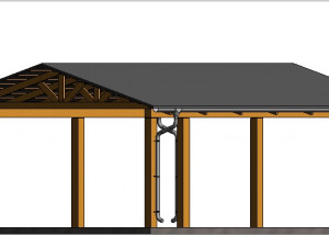 carport 3Dモデル