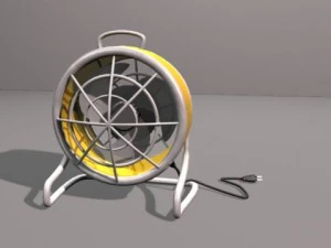 &eacute;ventail antique Modèle 3D