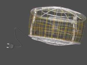 antique fan 3D 模型