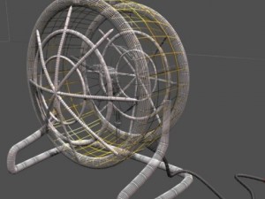 antique fan 3D 模型