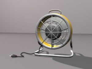 antique fan 3D 模型