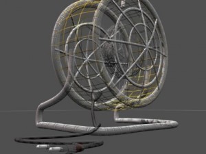 antique fan 3D 模型