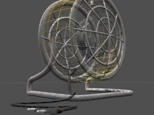 kipas antik Model 3D