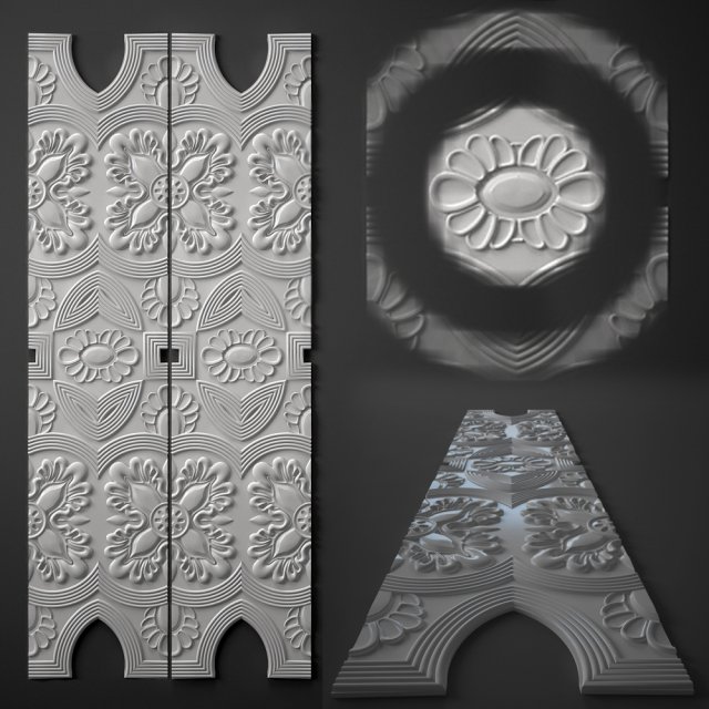 ornament decor Modèle 3D .c4d .max .obj .3ds .fbx .stl .blend