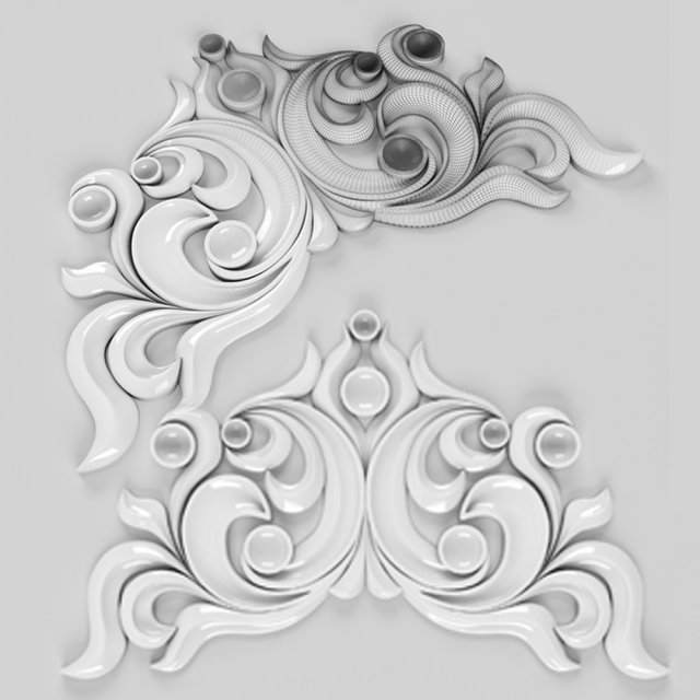 setralniy dekor Modello 3D .c4d .max .obj .3ds .fbx .stl .blend
